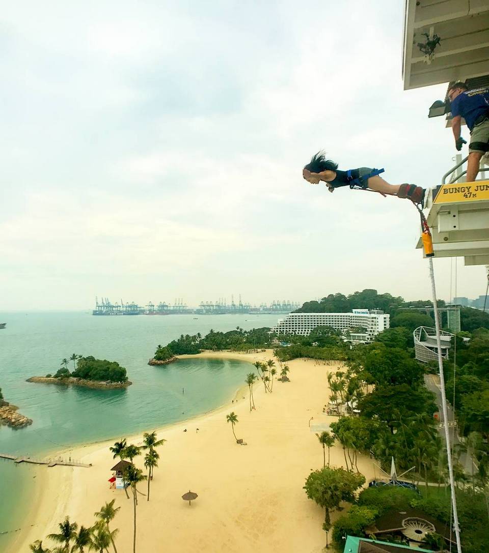 Bungee Jumping -adventurous activities in Singapore8 adventure activities in singapore outdoor adventure singapore extreme activities singapore