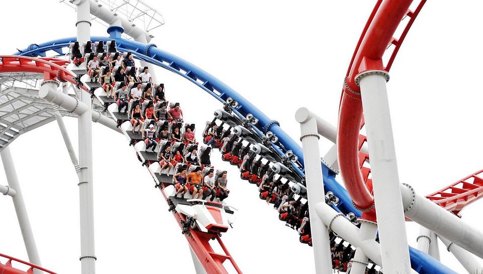 roller coaster at Universal Studios Singapore1