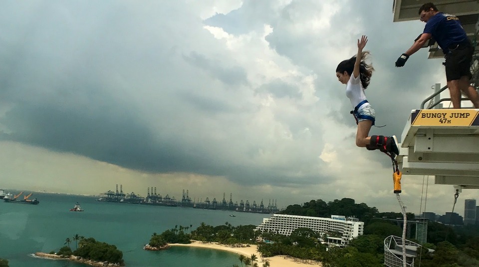 sentosa bungy jump