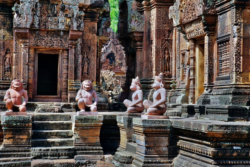 Banteay Srei Temple, Siem Reap with its spectacular architecture
