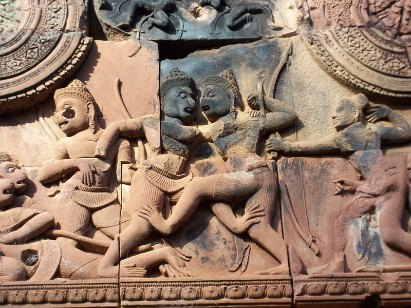 Banteay Srei Temple, Siem Reap with carvings banteay srei temple banteay srei siem reap banteay srei temple siem reap