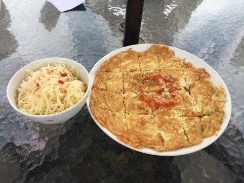 traditional noodle pancake