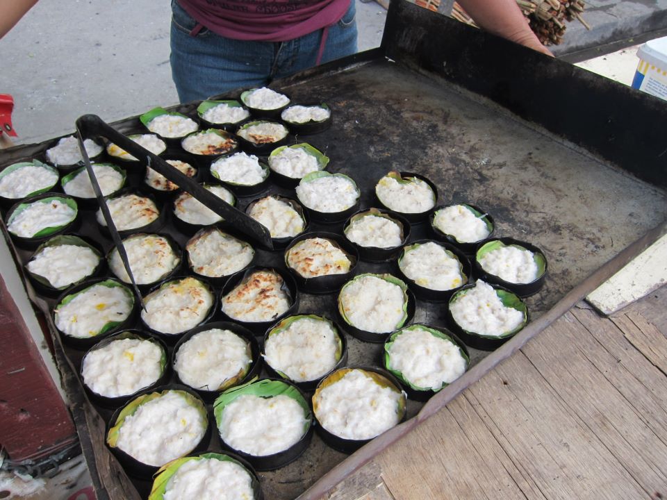 Roadside stall selling bibingka (