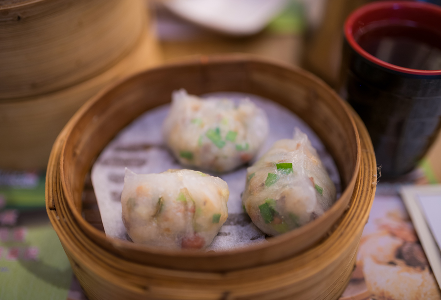 Above are the vegetable dumplings.