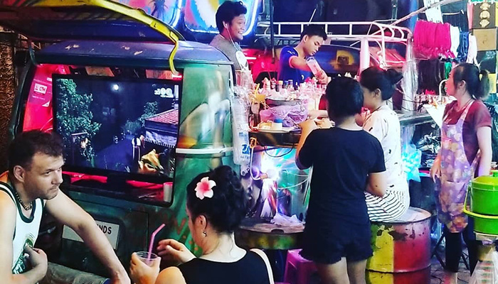 Khaosan - western street-bangkok-thailand