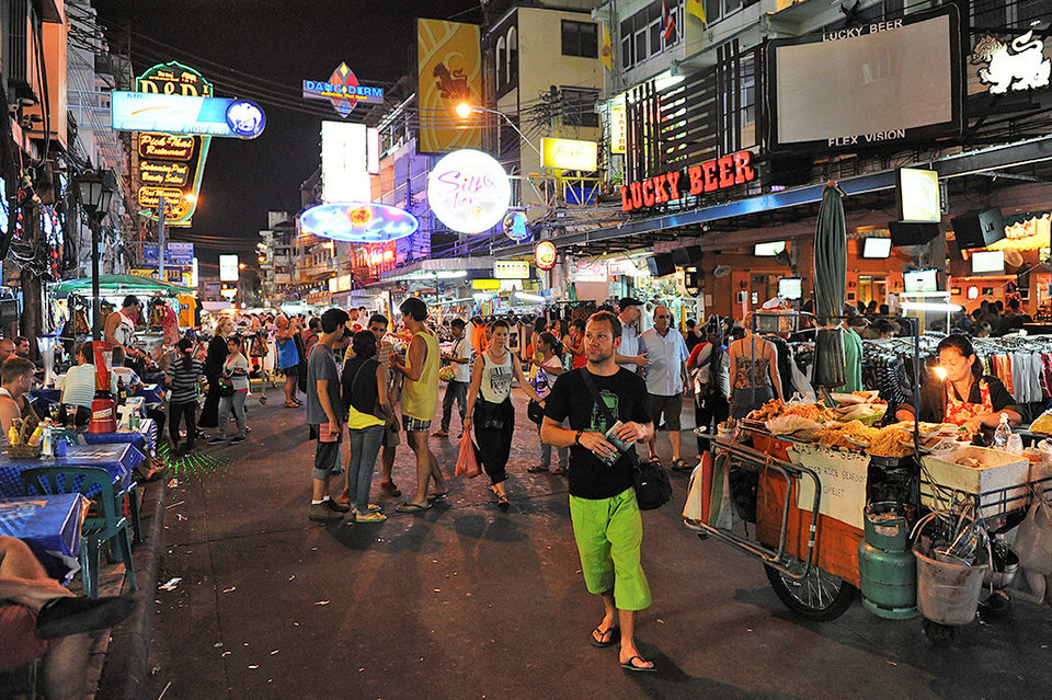 Khaosan - western street-bangkok-thailand1