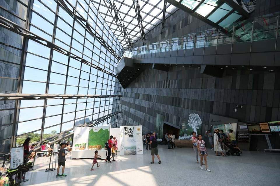 inside Lanyang museum yilan