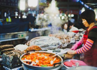 Street-Food-Stall in seoul