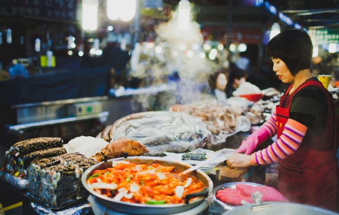 Street-Food-Stall in seoul