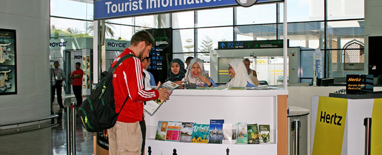 tourist centre at brunei airport