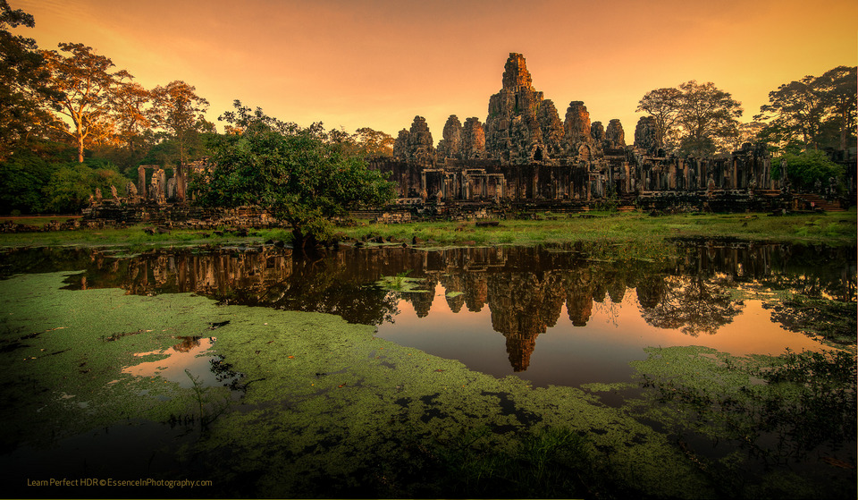Bayon sunset
