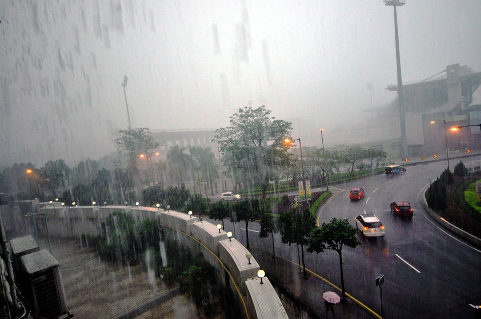 Rain in Macau