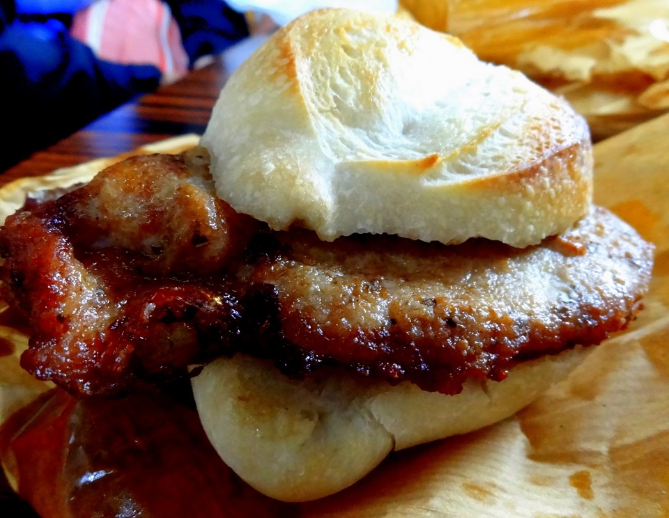 Pork chop bun of Macau