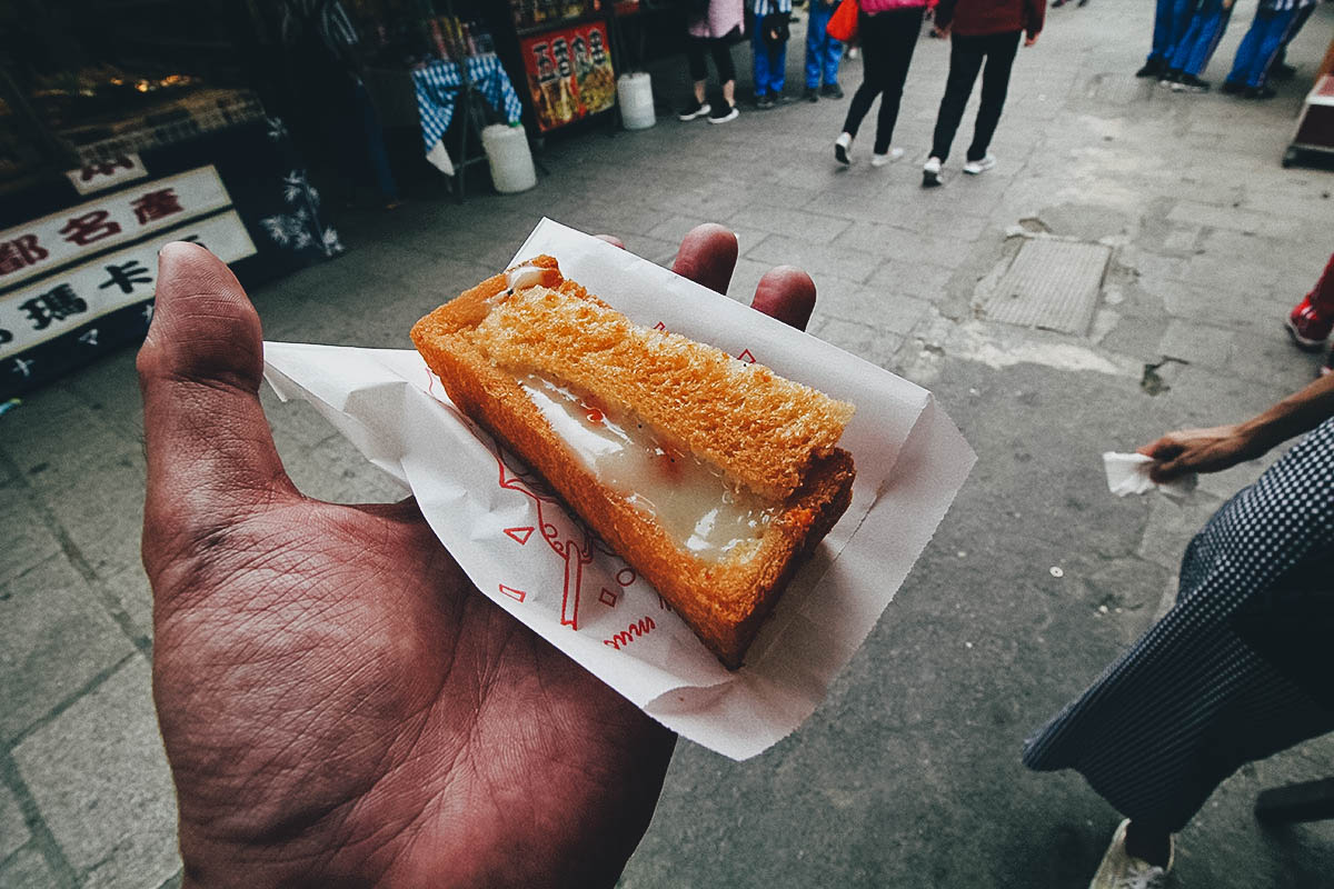 Coffin Bread in Anping street