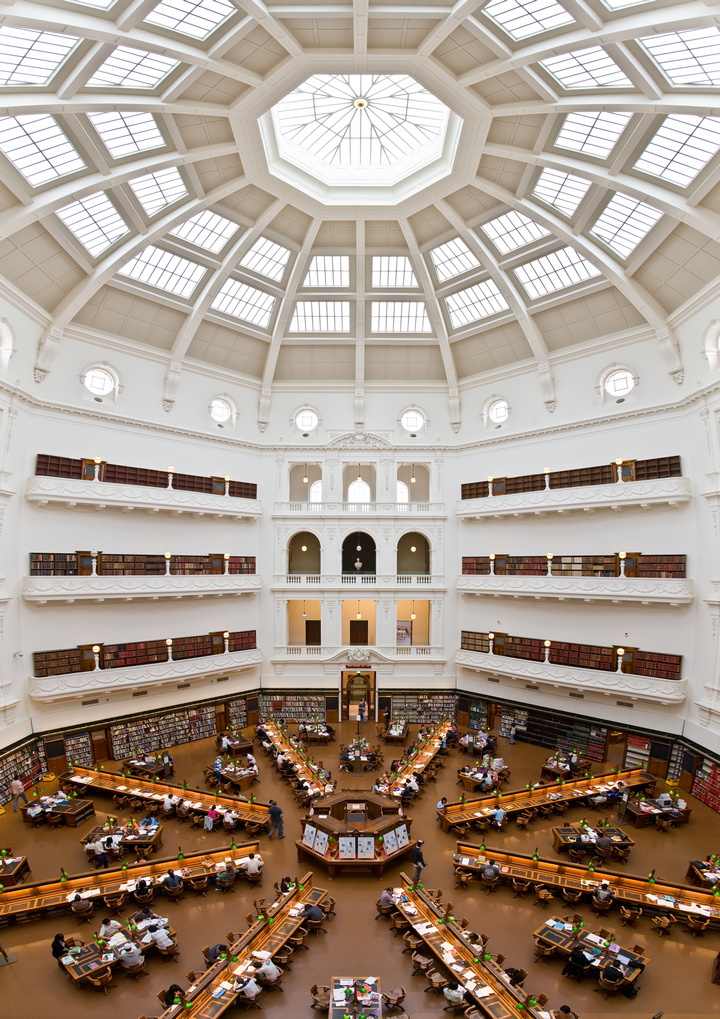 State_Library_of_Victoria_La_Trobe_Reading_room_5th_floor_view