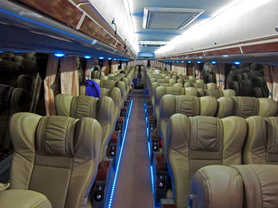 JJ Express Bus inside