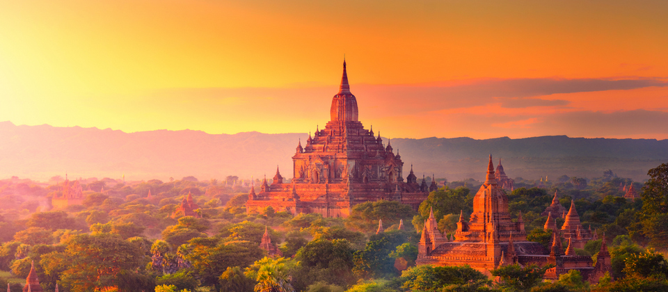 sunset bagan