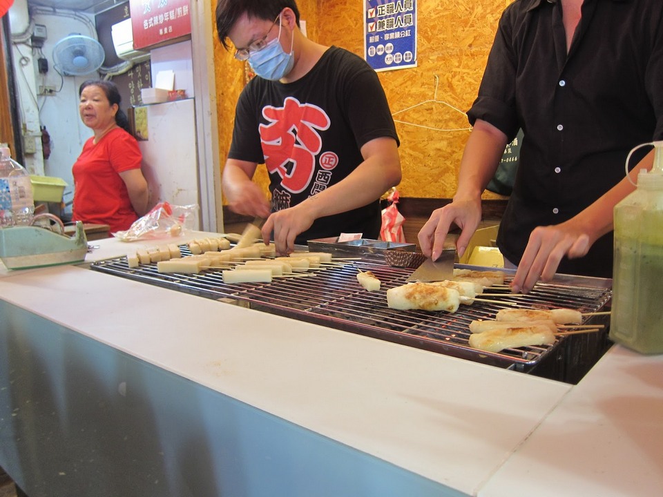 Freshly grilled Taiwanese Mochi in Cheese