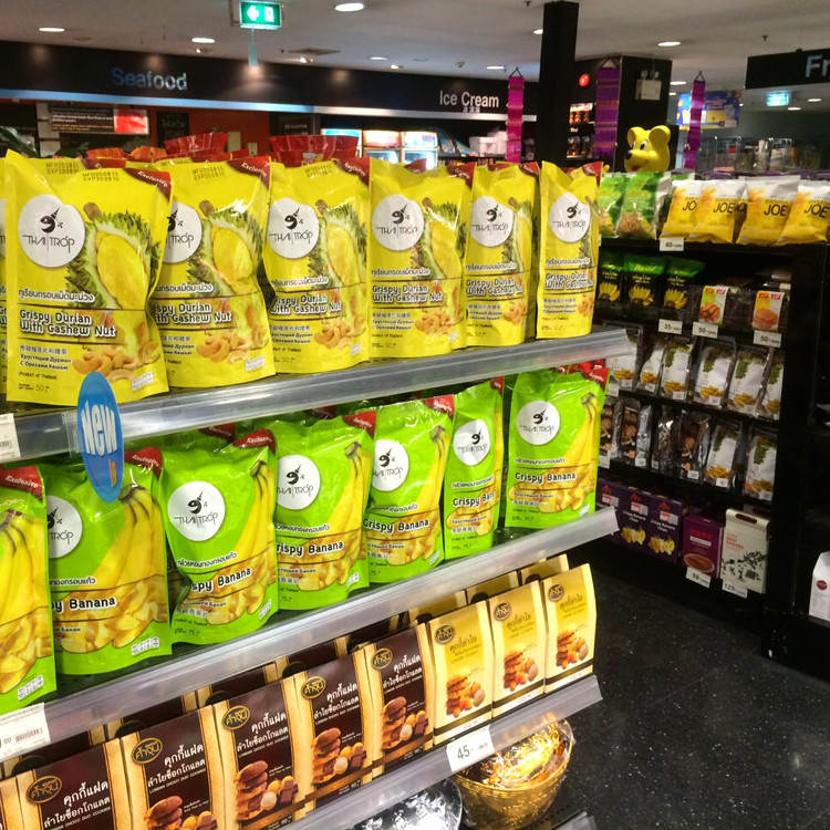 thai snacks at super market