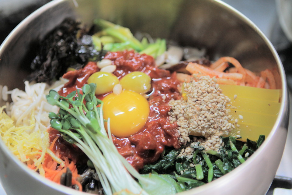 Jeonju's famous bibimbap.