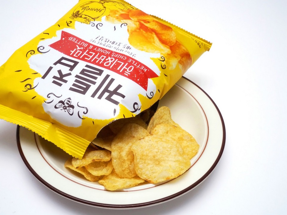 honey butter Potato Chips korean