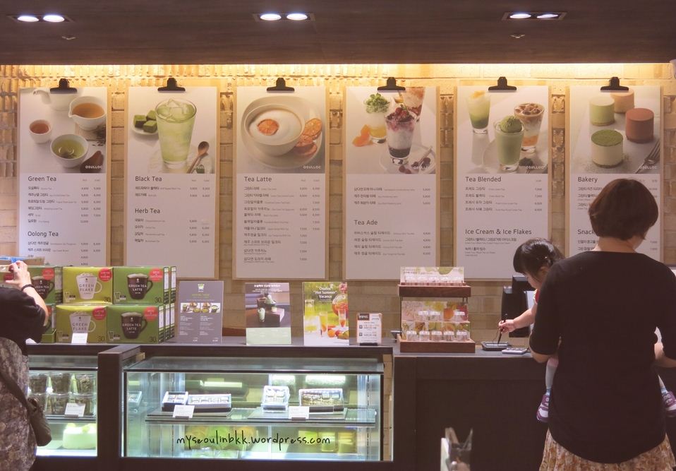 Osulloc (오설록) Tea House in Myeongdong