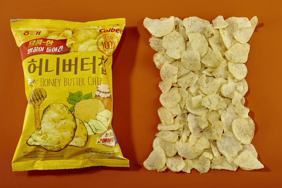 honey butter Potato Chips korean