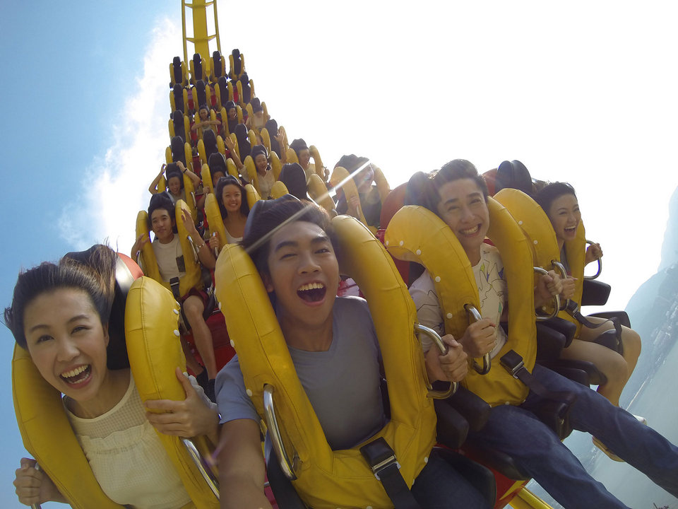Hair Raiser Roller Coaster POV Ocean Park Hong Kong