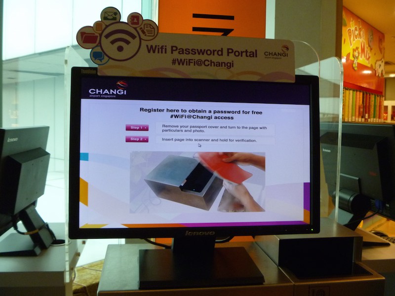 How to get free wifi at Singapore Changi Airport3