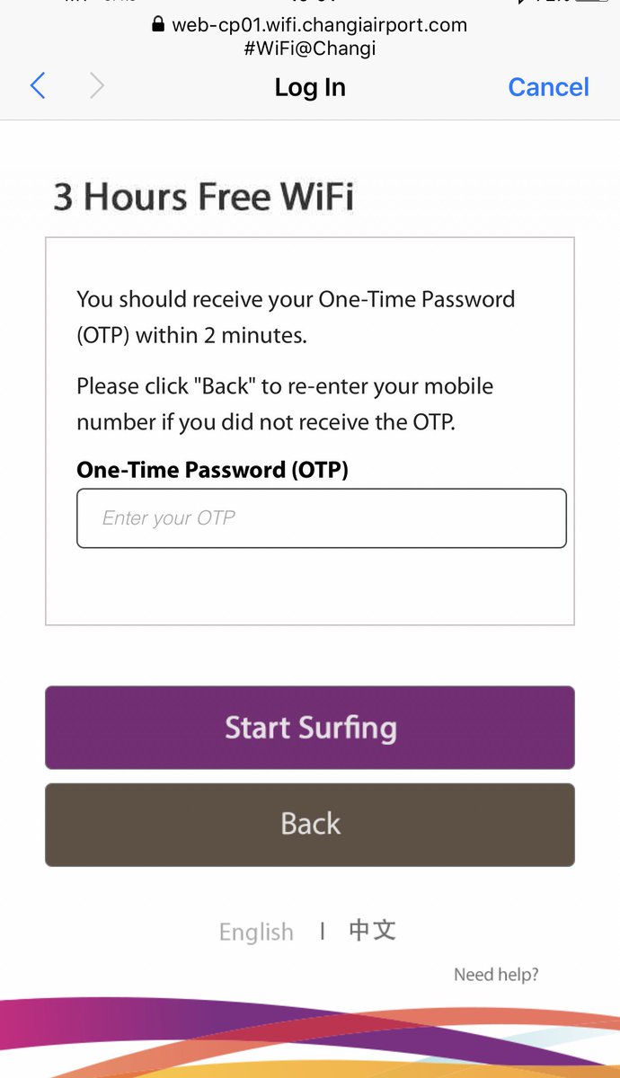 How to get free wifi at Singapore Changi Airport3