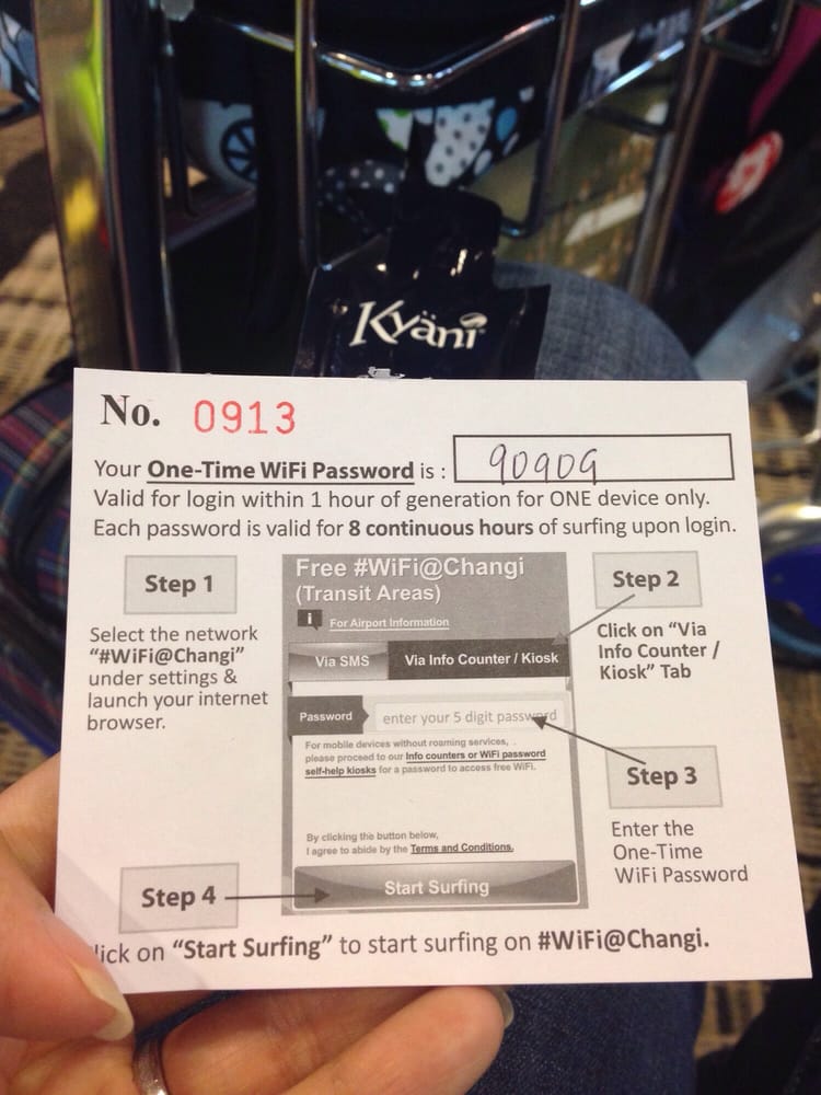 How to get free wifi at Singapore Changi Airport3