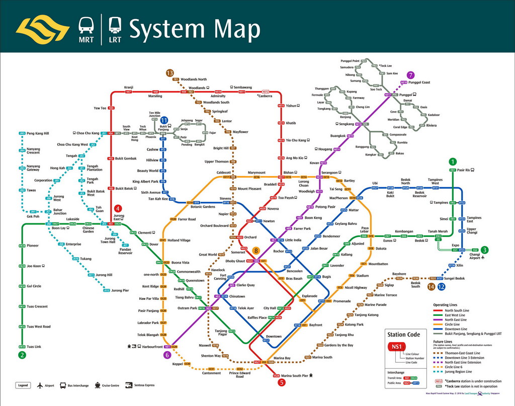 mrt singapore map