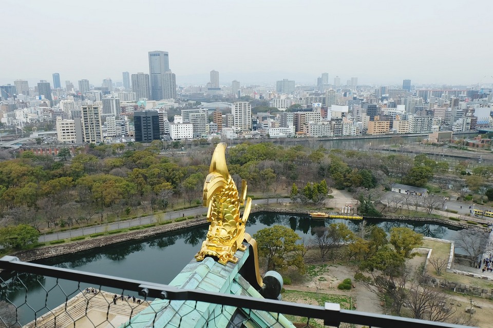 View from the 5th floor observation deck