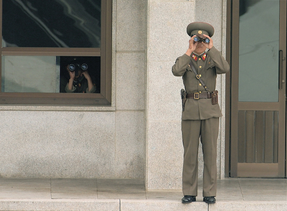 Korean DMZ North Soldiers