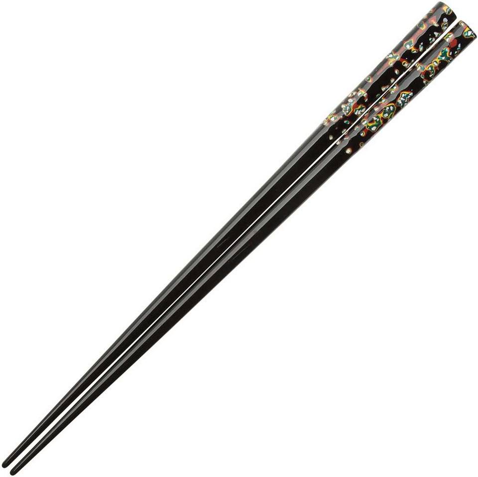 Wakasa Sasame Yuki Black Japanese Chopsticks