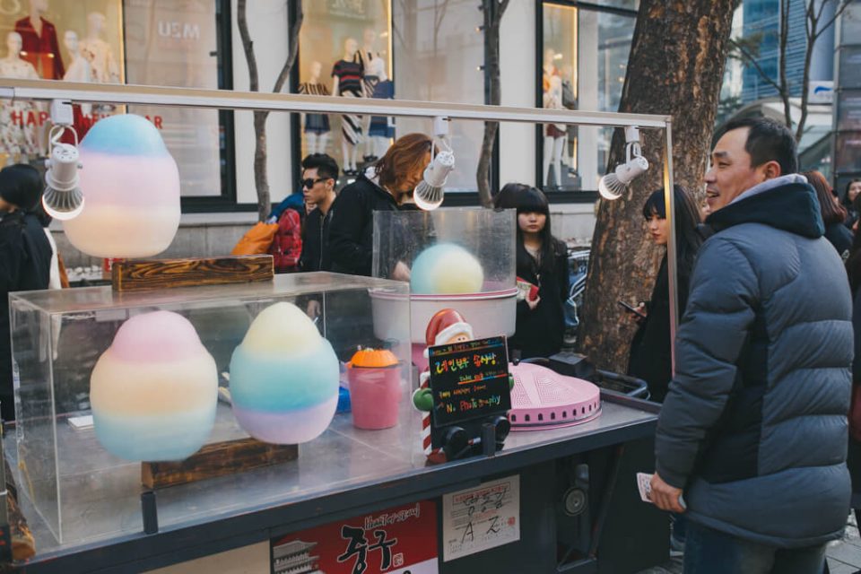 Korean street food cotton candy (2)