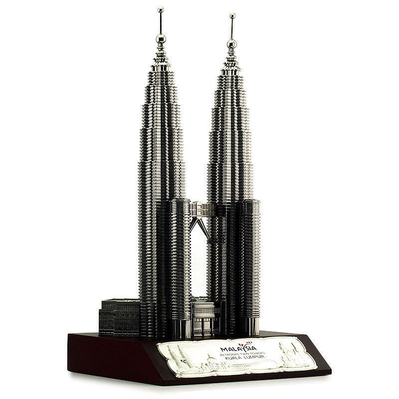 Petronas Twin Towers Asia Metal Souvenir