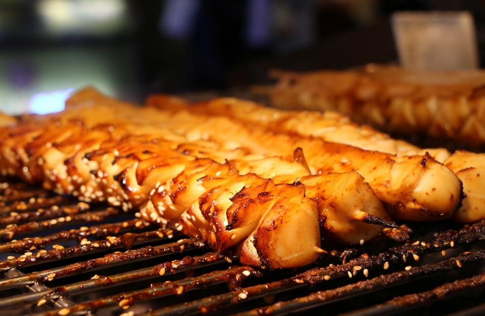taipei grill skewer squid