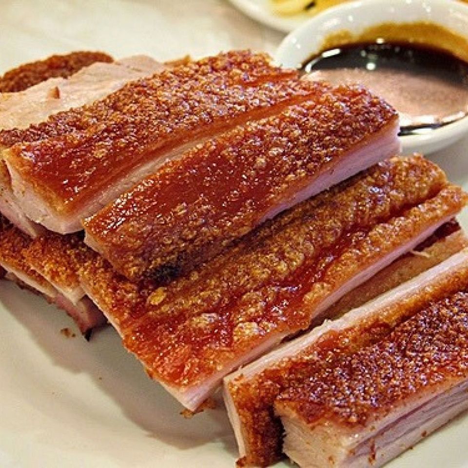 roasted fried pork taiwan