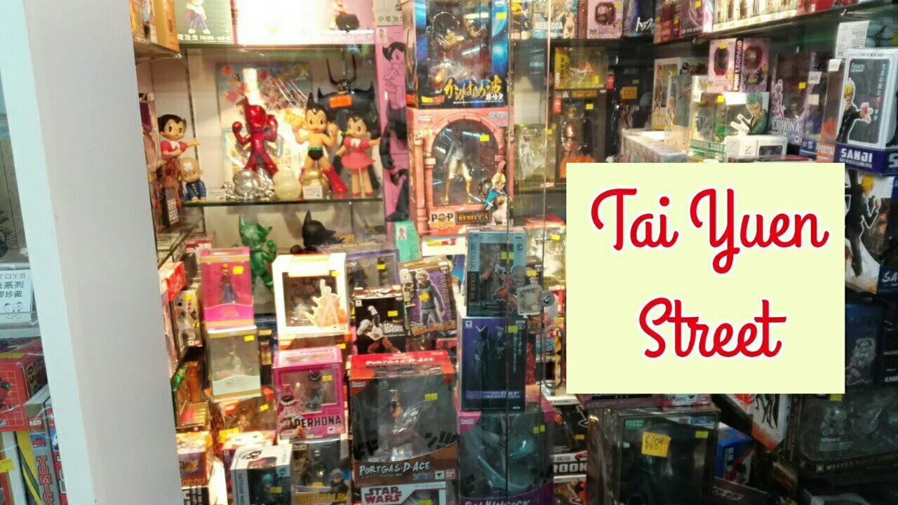Toy shop on Tai Yuen Street, Hong Kong