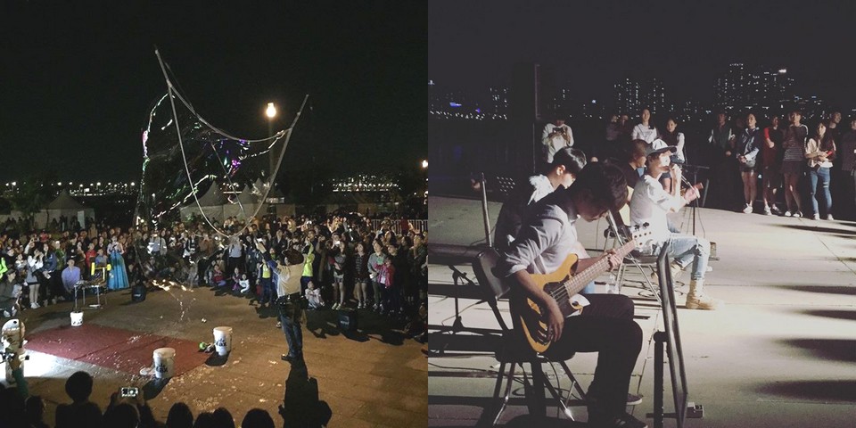Yeouido night market performance