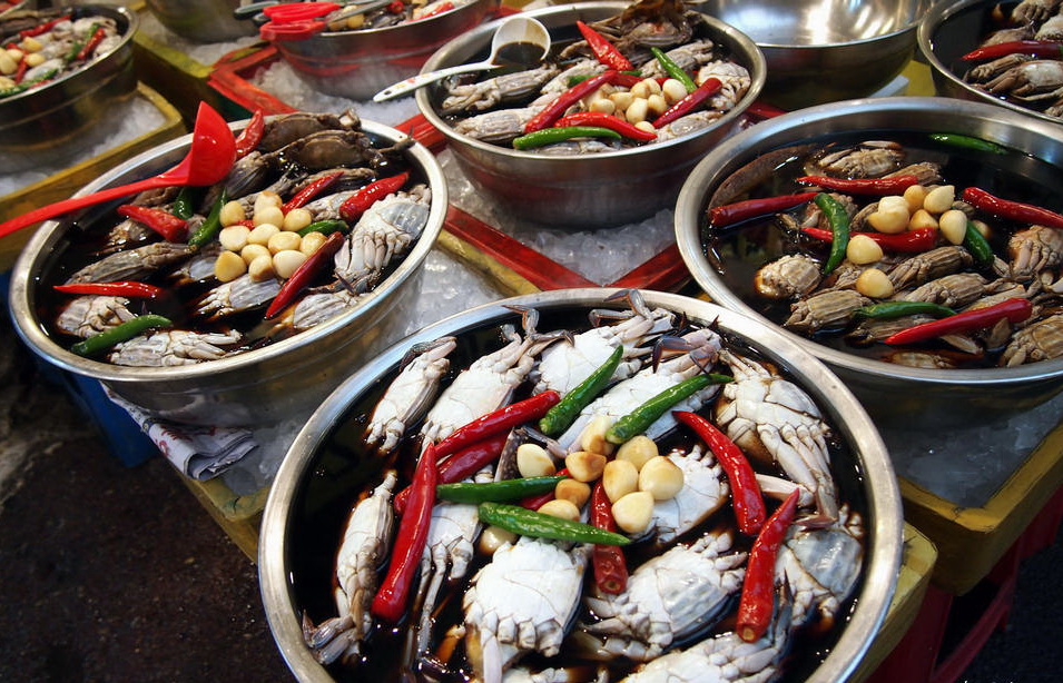 Food at Gwangjang market