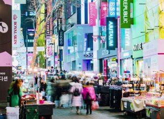 Myeongdong night market