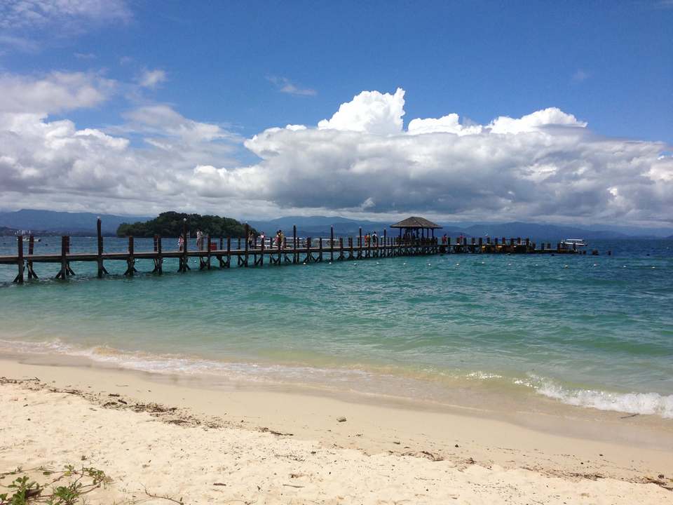 Pier off Manukan Island