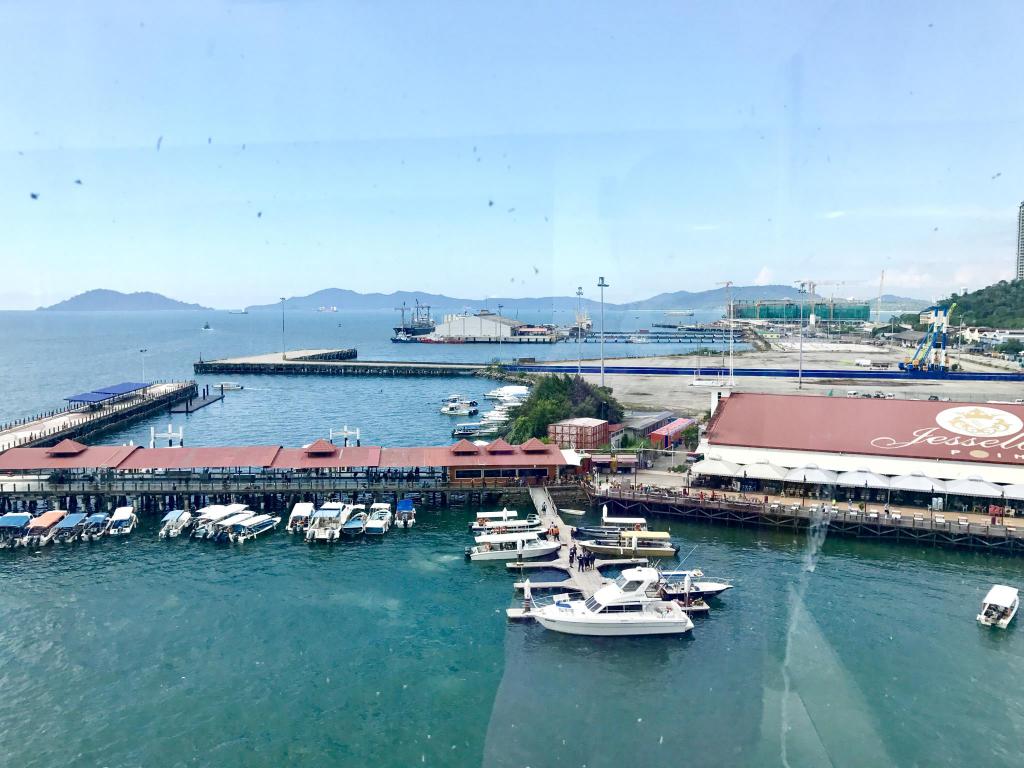 Aerial view Jesselton Jesselton Point Waterfront