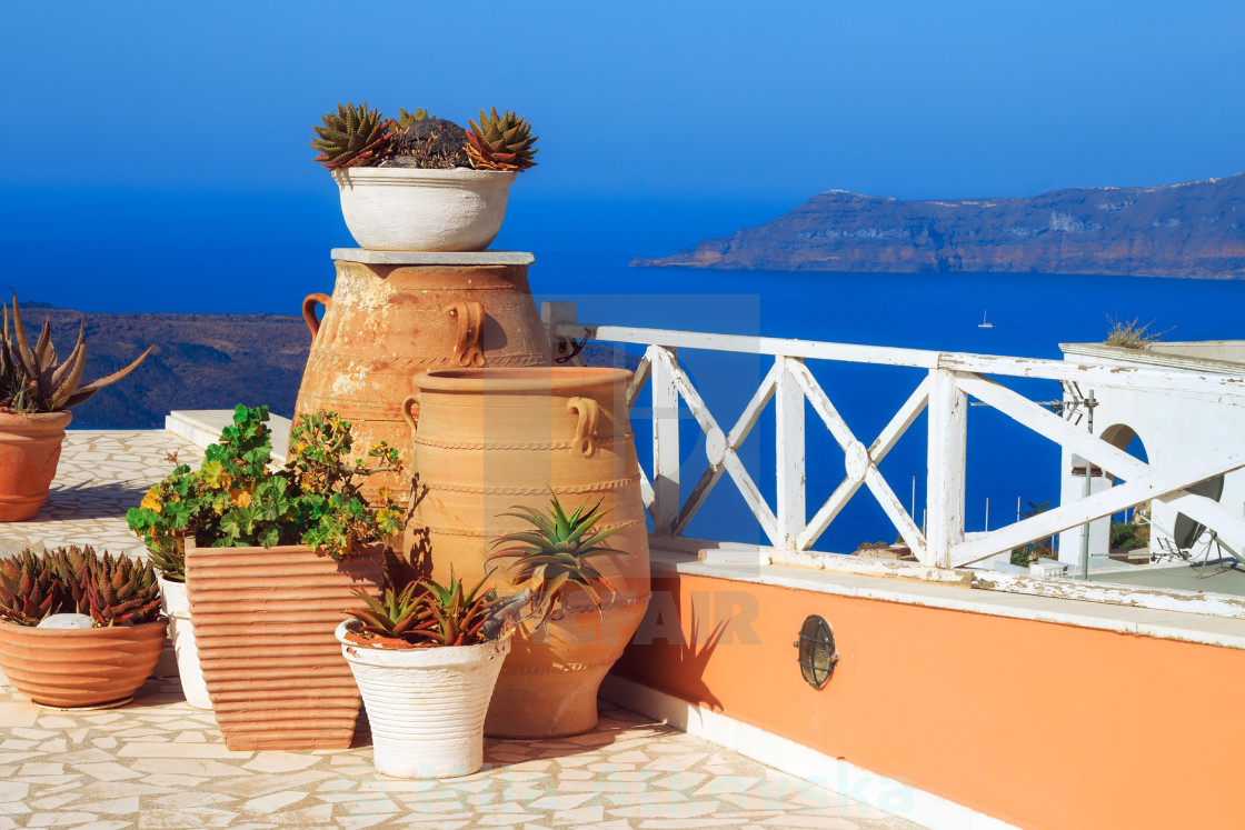 Architecture details from Fira village