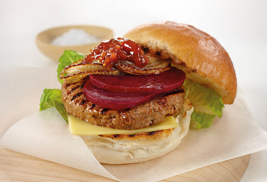 Beef & Beetroot Burger