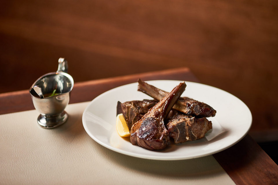 Signature dishes. wood fire grilled lamb cutlets …