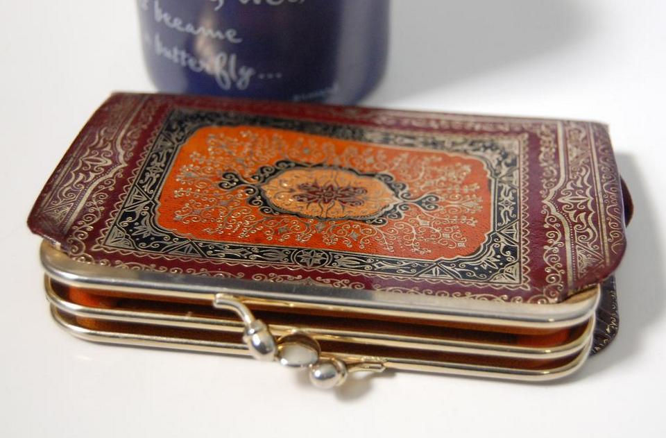 Batik Print Coin Purse