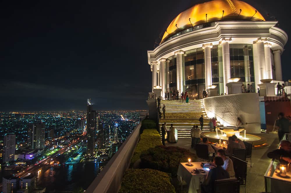 the dome lebua bangkok sky bar